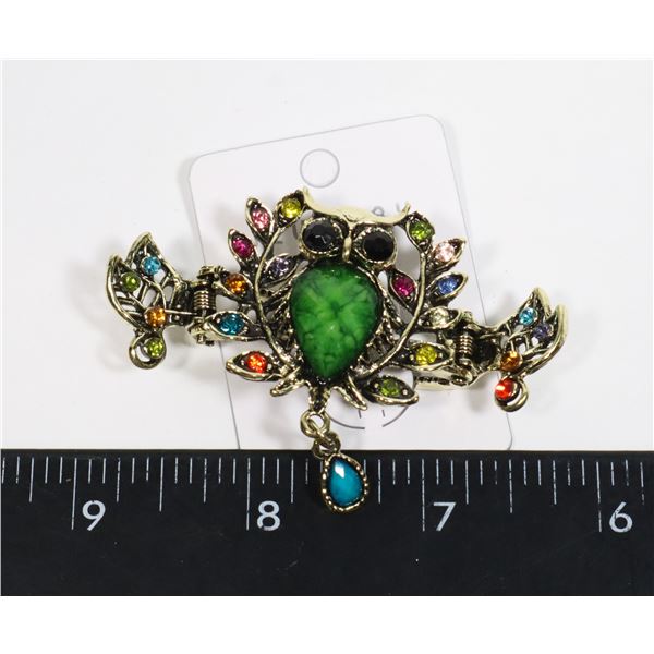 NEW ANTIQUE STYLE MULTI-COLOR RHINESTONE TASSEL