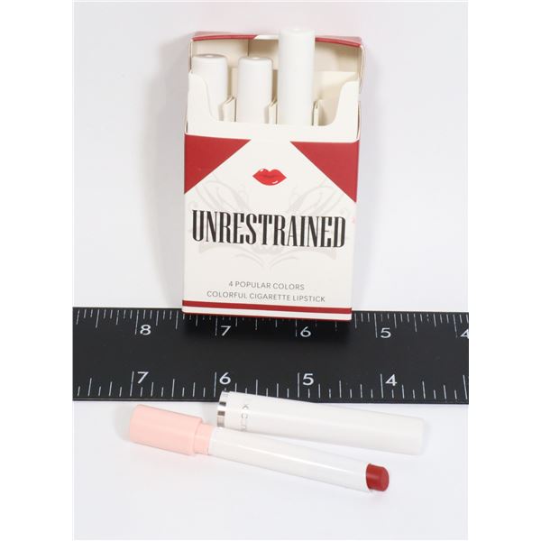 NEW 4PC FAUX CIGARETTE LIPSTICK