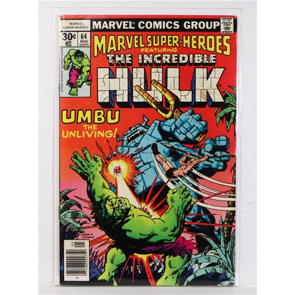 MARVEL SUPER HEROES STARRING THE INCREDIBLE HULK