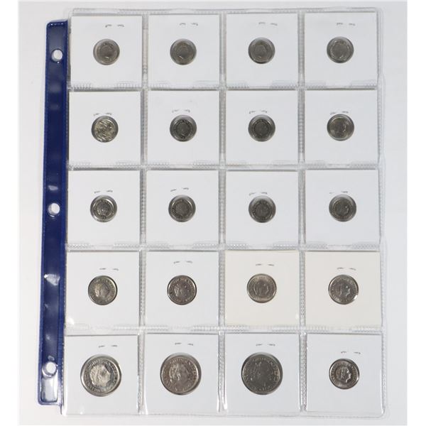 20 COINS ALL NETHERLANDS