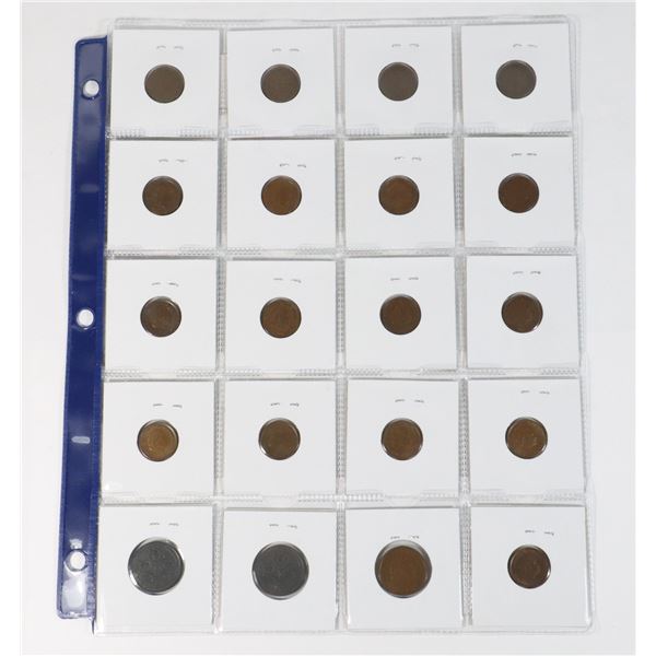 20 COINS ALL NETHERLANDS