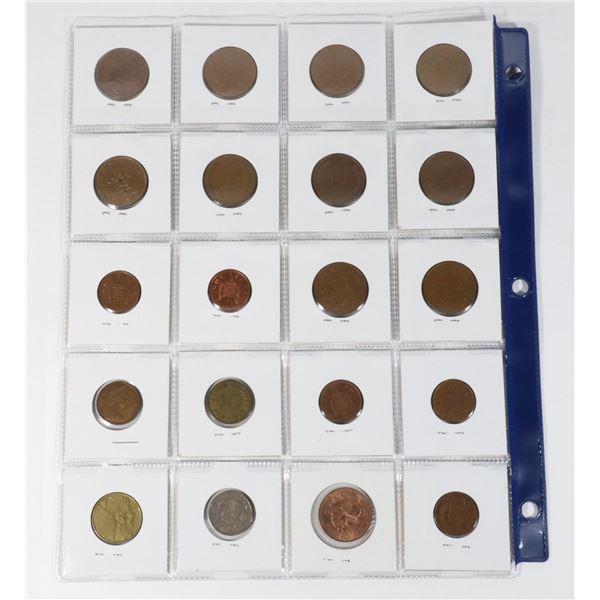 20 COINS 6 COUNTRIES