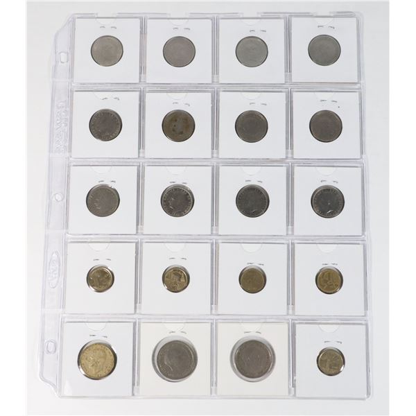 20 COINS ALL SPAIN