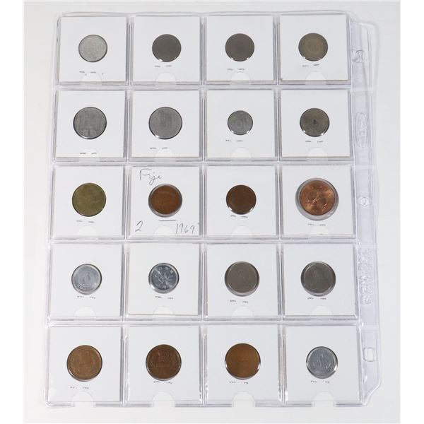 20 COINS 6 COUNTRIES