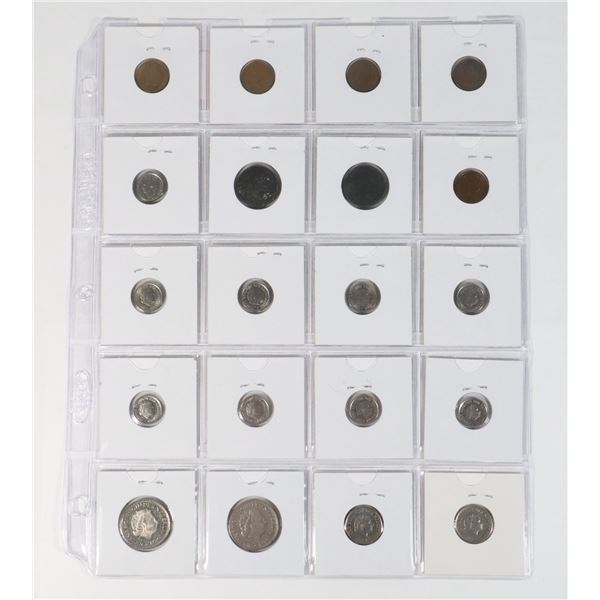 20 COINS ALL NETHERLANDS