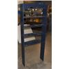 Image 1 : BLUE BOOKCASE, HEARTS CUT OUT DETAIL ON TOP