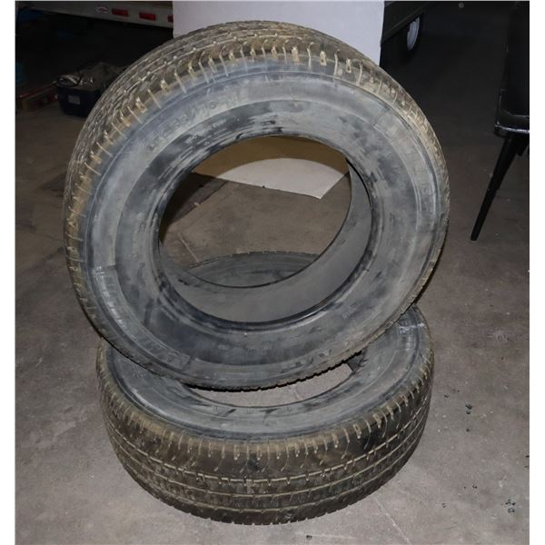 TWO MICHELIN LT265/70 R 18 TIRES