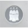 Image 1 : 1 Oz .999 Silver Coca-Cola 2-Sided Round 