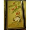 Image 3 : Lot of 4: framed oriental style cloth prints (2)