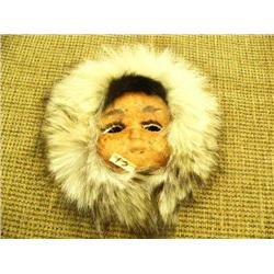 Skin mask with fur  trim (2)