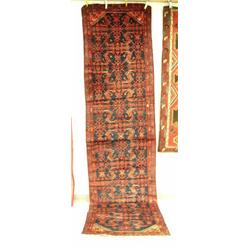 Persian carpet - 40212 - Hamadan, 12.6'x3.2' - estimated retail value $2451 (8888)