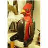 Image 2 : 20" Wood rooster with movable wings and legs - imported (2)