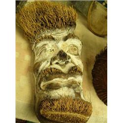 Carved wood face - imported (2)