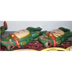 Lot of 2: flying wood frogs - imported (2)