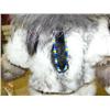 Image 3 : 16" Eskimo Doll with wood face and wood ulu with very detailed fur parka with incredible detailed be