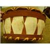 Image 2 : Lot on 2 baskets: one birch bark by Lena Tickett from Kobuk and an imported grass basket (2)