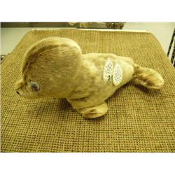 Seal made of fur, 11 1/2" by Flora Wassillie from Togiak (2)