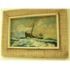 Image 1 : 9 1/2" inch x 15" painting by Marvin Mangus min bid $900(74)