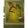 Image 2 : Pastel of woman and baby by Henne, framed and triple matted 18 1/2 x 13 3/4" min bid $1900 (74)