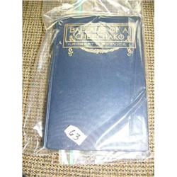 Book, "Ballad of a Cheechako" by Robert W. Service, copyright 1909, Canada (700)