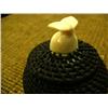 Image 2 : Baleen basket with whale tail finial Stock #635F (2)