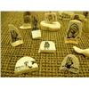 Image 5 : Lot of 16 ivory pieces with scrimshawed faces, Eskimo, seals, etc. (159)