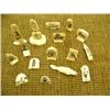 Image 6 : Lot of 16 ivory pieces with scrimshawed faces, Eskimo, seals, etc. (159)