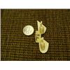 Image 2 : Lot of 2 Ivory swans: stock # 537F and 537F, retail value $75.00 (2)