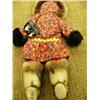 Image 5 : CHOICE ON 2: Eskimo doll with fur ruff and mukluks, floral kuspuk by Flora Wassillie from Togiak 14"