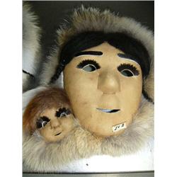 CHOICE on 2: skin masks with mother and baby with fur accents (74)