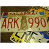 Image 2 : Lot of 5 License plates: all Alaskan (2)