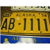 Image 5 : Lot of 5 License plates: all Alaskan (2)