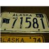 Image 6 : Lot of 5 License plates: all Alaskan (2)