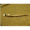 Image 1 : 12.25" long oosik with ivory tip and ivory carving of eagle head (2)