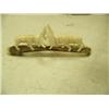 Image 1 : 1.25" tall fighting ivory moose on fossilized bone base by Don Savage (2)