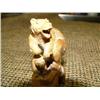 Image 4 : 2.75" fossilized ivory carving of mother bear protecting cub - retail value $155 (2)