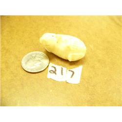 1.5" carved ivory walrus (148)