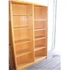 Image 1 : Wood bookcase with 8 movable shelves (168)