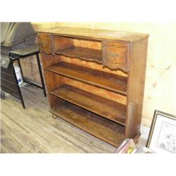 3 Shelf, 2 drawer book case (168)