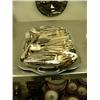 Image 1 : Lot of silverware and silver colored tray: butter knives, spoons, forks, ladle and serving spoons (1