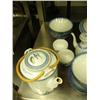 Image 2 : Lot of approx. 16 piece china set: 2 teapots, 2 small cups, 8 bowls, spoon holder, large dish with t
