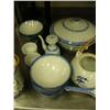 Image 3 : Lot of approx. 16 piece china set: 2 teapots, 2 small cups, 8 bowls, spoon holder, large dish with t