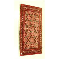 Persian Carpet - 40255 - Torkaman, 3.2'x1.7' - estimated retail value $331 (8888)