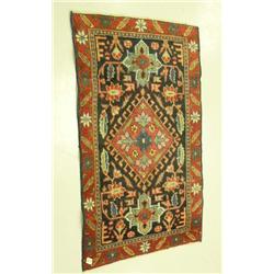 Persian Carpet - 40213 - Hamadan, 3.4'x2' - estimated retail value $413 (8888)