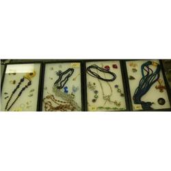 Lot of 4 boxes of jewelry (74)