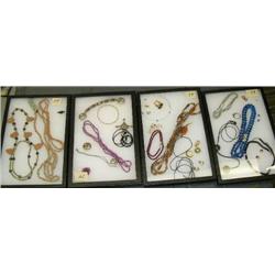 Lot of 4 boxes of jewelry (74)