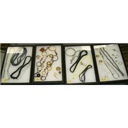 Lot of 4 boxes of jewelry (74)