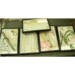 Lot of 4 boxes of jewelry (74)