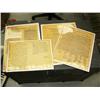 Image 1 : Lot of 4 shrink wrapped reproduction documents: "Second Draft" signed A. Lincoln, Declaration of Ind