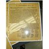Image 3 : Lot of 4 shrink wrapped reproduction documents: "Second Draft" signed A. Lincoln, Declaration of Ind